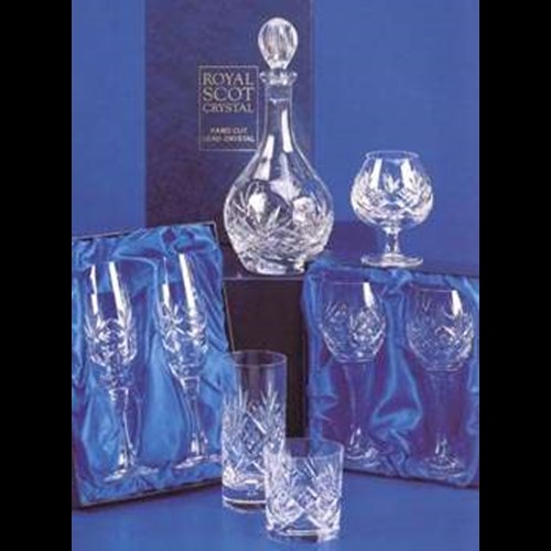 London Crystal Suite Set by Royal Scot